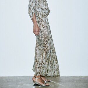 New Zara  Coord Snake Print  Pant